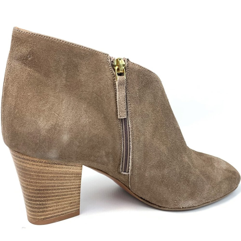 Aquatalia Emiliana Surplice Suede Ankle Booties - Picture 9 of 12